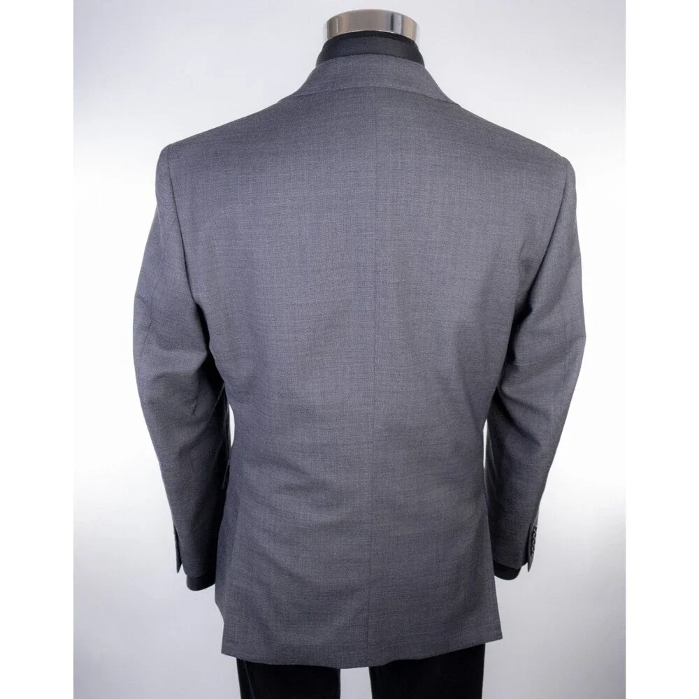 J.Crew Ludlow Tollegno 1900 Sz 38S 3D Wool Sport Coat Gray Two Button Jacket
